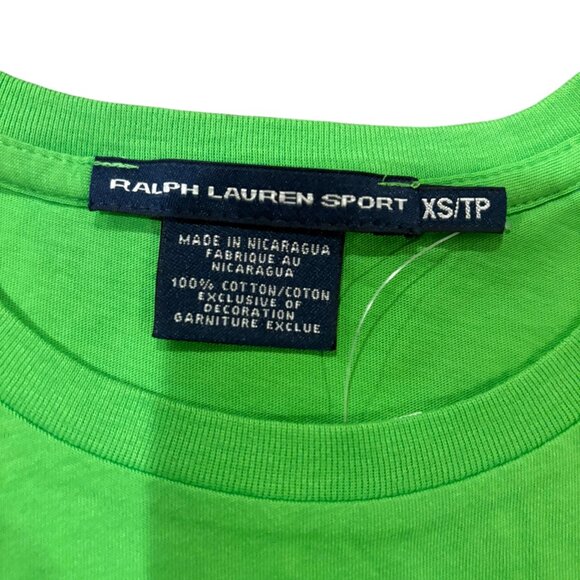 Polo Ralph Lauren Classic T-Shirt – Racing Green with Blue Pony Logo - Picture 4 of 5